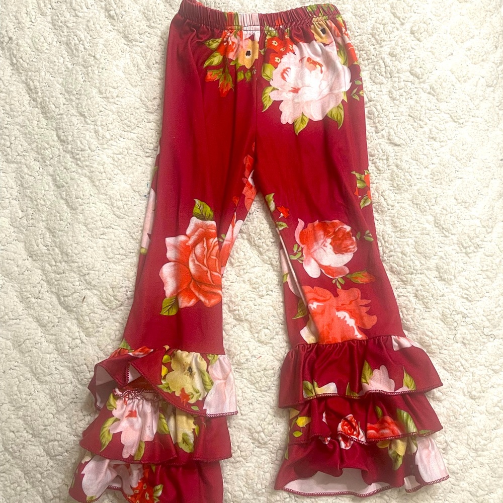 Girls 3-4T ruffle pants